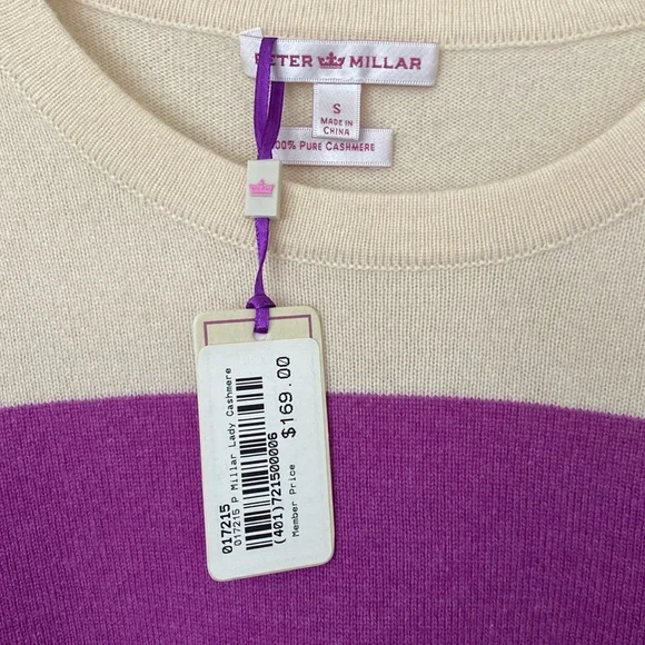 NWT Peter Millar | Small | Cashmere Sweater - Picture 4 of 5